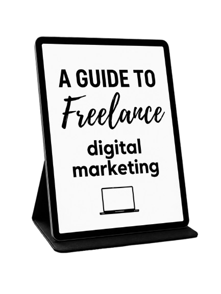 Freelance digital marketing guide illustration